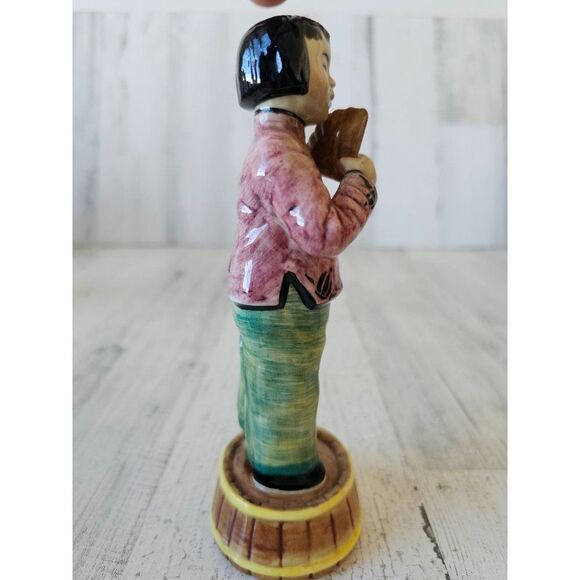 Gort girl fan 202f-jade 1948 Chinese Japanese figurine statue bone china - Picture 6 of 9